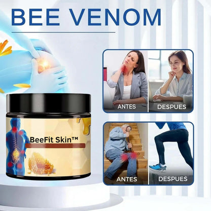 BeeFit Skin™ Crema con Veneno de Abeja Mejora tu Piel y Alivia el dolor en Articulaciones